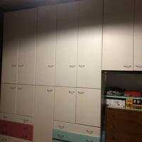 Armadio cameretta bimbi e libreria annessa