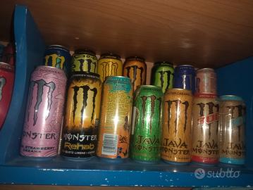 Collezione 28 Monster Energy vuote