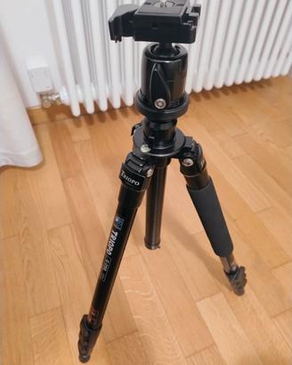 Triopo KIT Treppiedi C-258 + Testa KJ-2 Nero Caval