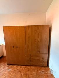 Armadio guardaroba 4 ante in legno
