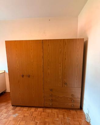 Armadio guardaroba 4 ante in legno