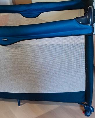 Lettino portatile con materasso e cuscino