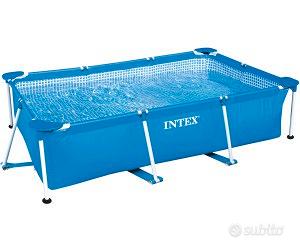 Piscina Intex rett. 300x201x75 + pompa + accessori