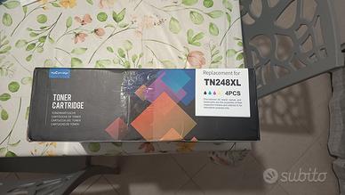 Set 4 Toner compatibili TN248XL per brother 