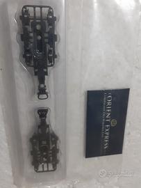 coppia carrelli modellismo ferroviario h0 