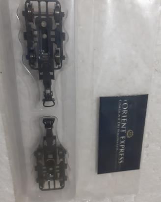 coppia carrelli modellismo ferroviario h0 