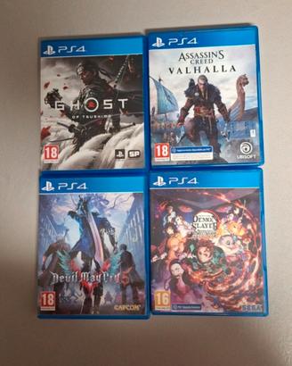 Lotto 4 giochi ps4