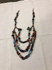 Collana tribale fatta a mano