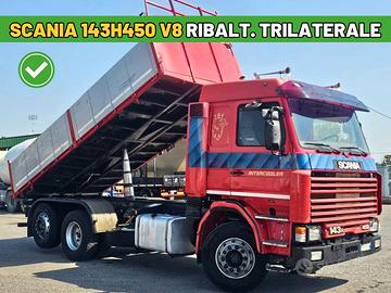 Ribaltabile Scania 143H450 Motore V8 Tipper 6x2