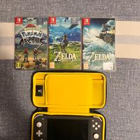 Nintendo switch lite con giochi