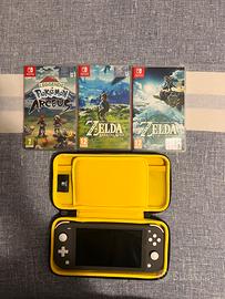 Nintendo switch lite con giochi