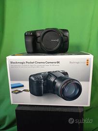 Blackmagic 6k più 5 obiettivi + accessori  RIBASSO