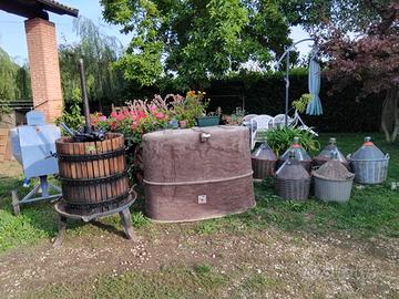 Tina per uva e damigiane