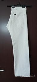 Pantalone Jeans Lee Bianco TG W34 L34
