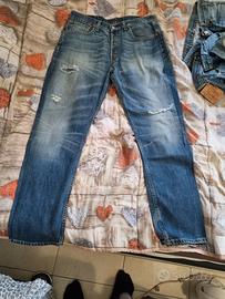 Jeans Levi's 501 Originali Vintage W33 L32 NUOVI!