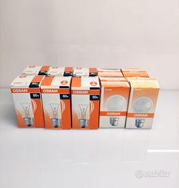 Lotto 10 lampadine Osram Classic A 60W 40W 12V E27