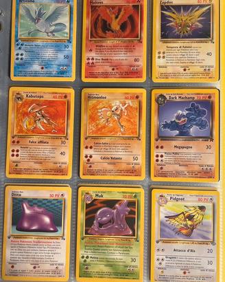 Carte Pokemon prima edizione