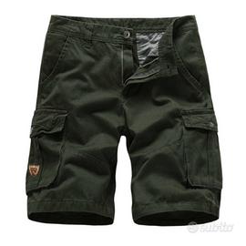 Pantaloncini Cargo Uomo a Vita Media