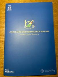Folder filatelico 100 anni aeronautica militare
