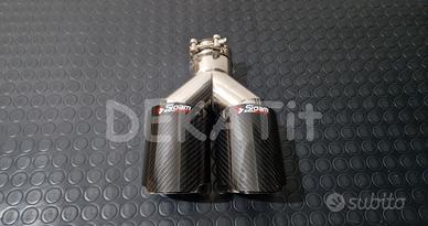 TERMINALE FINALE CODINO AUTO ACCIAIO CARBONIO