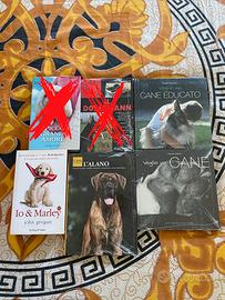 Lotto quattro libri sui cani narrativa e manuali