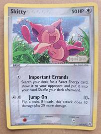 Skitty 64/92 ingl holo stamped-Ex leggenda di Mew