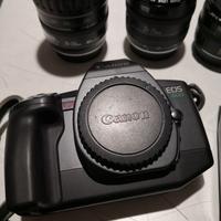 Canon Eos 600 e  3 obiettivi