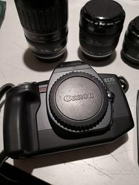 Canon Eos 600 e  3 obiettivi