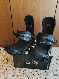 Attacchi Snowboard Union Force Neri taglia L