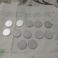 N12 monete rep italiana commemorative lire100