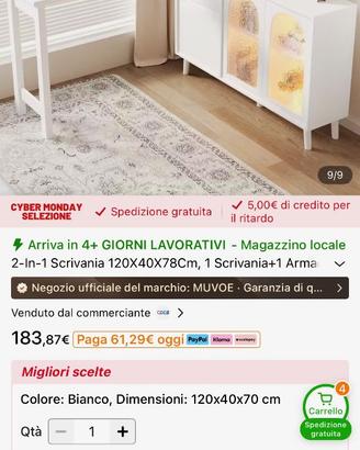 Scrivania componibile