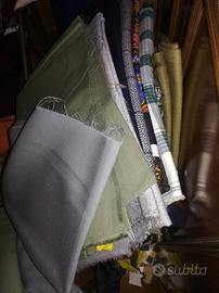 Scampoli stoffa-lana-cotone