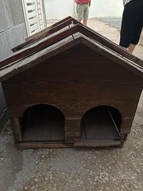 cuccia per cani in legno