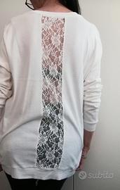 maglia OVS con pizzo sulla schiena 