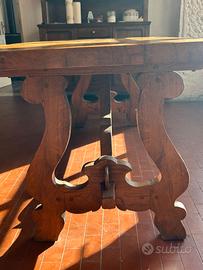 Tavolo legno massello di rovere