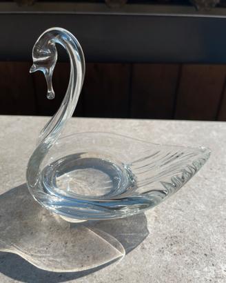 Cigno di cristallo brillante