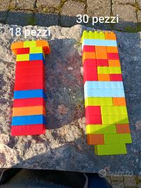 Lotto Due Tipi Di Mattoncini Costruzioni Diversi 