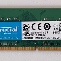 Crucial 4GB DDR4 2133 MT/s (PC4-17000) SO-DIMM
