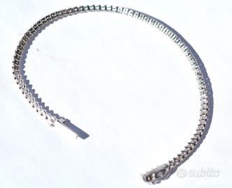 Bracciale con  80 Diamanti realizzato in oro