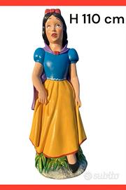 Statua Grande Biancaneve Sette Nani Giardino