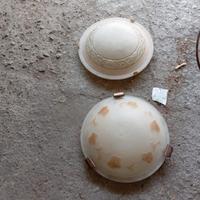 Plafoniere in vetro decorate – 2 pezzi 💡