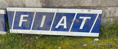 Insegne Vintage Fiat e servizio - Tabelle original