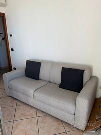 DIVANO LETTO GRIGIO