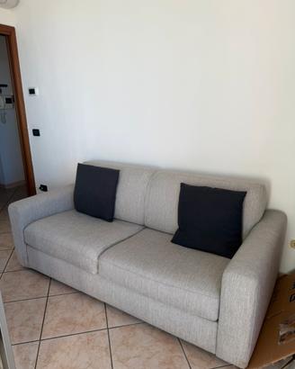 DIVANO LETTO GRIGIO