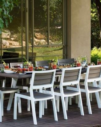 Set tavolo allungabile-fisso e sedie harmony