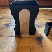 Cestino e portapenne a forma di temperino