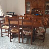 Soggiorno in castagno