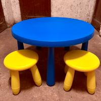 TAVOLINO BIMBI IKEA MAMMUT E SGABELLI