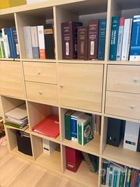 Mobile kallax ikea con cassetti e porte