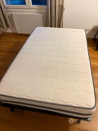 Letto una piazza e mezza (rete + materasso) Mondo